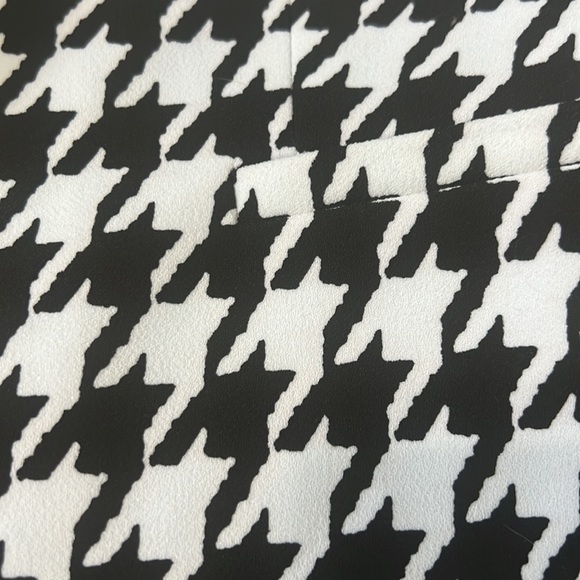 NWT Alice + Olivia Breann checkered black white houndstooth blazer jacket size 2 - Picture 14 of 15